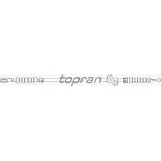 104 345 TOPRAN Трос, стояночная тормозная система