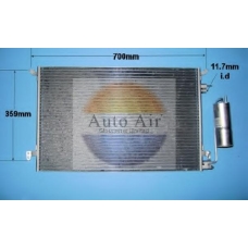 16-1241A AUTO AIR GLOUCESTER Конденсатор, кондиционер