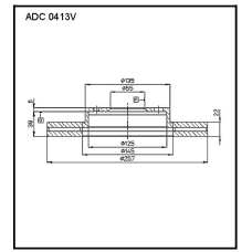 ADC 0413V Allied Nippon Гидравлические цилиндры
