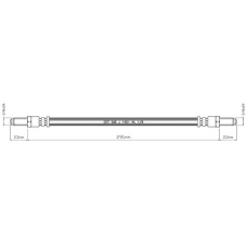 VBH325 MOTAQUIP Тормозной шланг