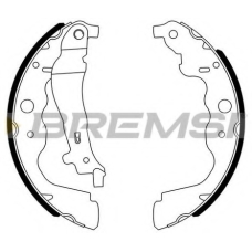 GF0390 BREMSI Комплект тормозных колодок