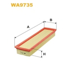 WA9735 WIX Воздушный фильтр