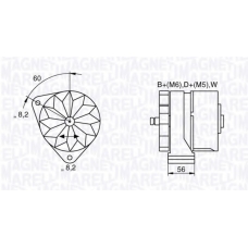 063534881850 MAGNETI MARELLI Генератор
