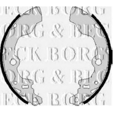BBS6232 BORG & BECK Комплект тормозных колодок