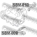 SBM-009 FEBEST Подвеска, двигатель