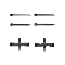 1 987 474 014 BOSCH Комплектующие, колодки дискового тормоза
