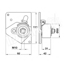 ITB-6124 IPS Parts Устройство для натяжения ремня, ремень грм
