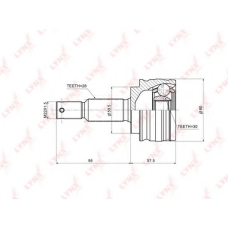 CO3642 LYNX Co-3642 шрус наружный mitsubishi lancer 1.5 07>