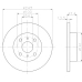 MDC539 MINTEX Тормозной диск