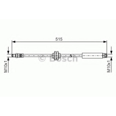 1 987 481 483 BOSCH Тормозной шланг