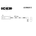610068 E ICER Сигнализатор, износ тормозных колодок
