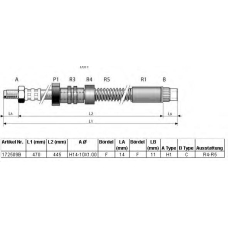 172509B BENDIX Тормозной шланг