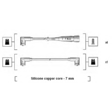 941175230762 MAGNETI MARELLI Комплект проводов зажигания
