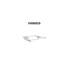 VW80029 VENEPORTE Глушитель выхлопных газов конечный