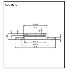 ADC 0210 Allied Nippon Гидравлические цилиндры
