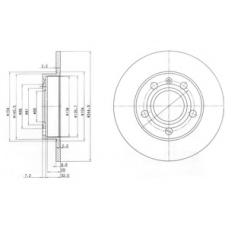 BG2753C DELPHI Тормозной диск