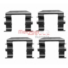 Z 1664 METZGER Комплектующие, колодки дискового тормоза