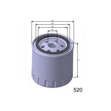 Z114A MISFAT Масляный фильтр