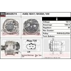 DRA0574 DELCO REMY Генератор