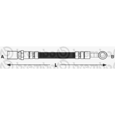 T 83 025 BREMBO Тормозной шланг