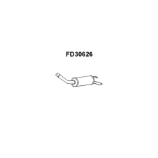 FD30626 VENEPORTE Глушитель выхлопных газов конечный