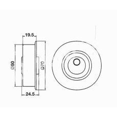 ITB-6506 IPS Parts Устройство для натяжения ремня, ремень грм