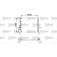 730633 VALEO Радиатор, охлаждение двигателя