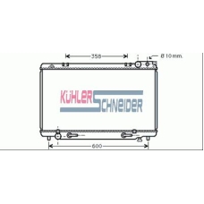3204901 KUHLER SCHNEIDER Радиатор, охлаждение двигател