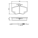 0 986 467 720<br />BOSCH<br />Комплект тормозных колодок, дисковый тормоз