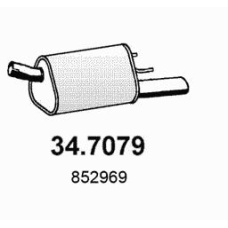 34.7079 ASSO Глушитель выхлопных газов конечный