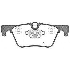 BPA1476.00 OPEN PARTS Комплект тормозных колодок, дисковый тормоз