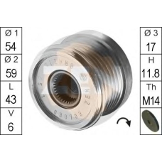 ZN5501 ERA Механизм свободного хода генератора
