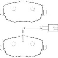 DBP231976 DURON Комплект тормозных колодок, дисковый тормоз