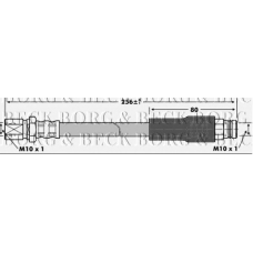 BBH6914 BORG & BECK Тормозной шланг