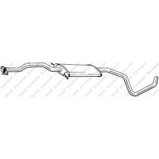 285-199 BOSAL Средний глушитель выхлопных газов