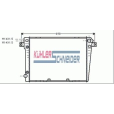 1406101 KUHLER SCHNEIDER Радиатор, охлаждение двигател