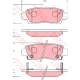 GDB7055<br />TRW<br />Комплект тормозных колодок, дисковый тормоз