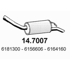 14.7007 ASSO Глушитель выхлопных газов конечный