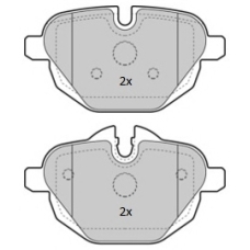 FBP-1854 FREMAX Комплект тормозных колодок, дисковый тормоз