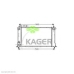 31-0078 KAGER Радиатор, охлаждение двигателя