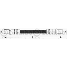 T 85 061 BREMBO Тормозной шланг