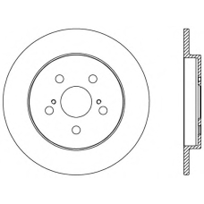 BDA2524.10 OPEN PARTS Тормозной диск