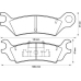 572369B BENDIX Комплект тормозных колодок, дисковый тормоз