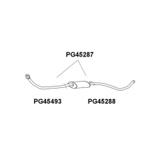 PG45287 VENEPORTE Предглушитель выхлопных газов