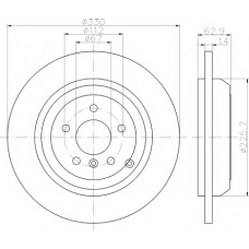 8DD 355 113-201 HELLA Тормозной диск