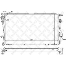 10-25082-SX STELLOX Радиатор, охлаждение двигателя