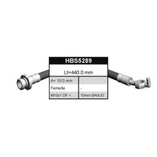 HBS5289 QUINTON HAZELL Тормозной шланг