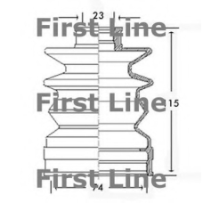 FCB2517 FIRST LINE Пыльник, приводной вал