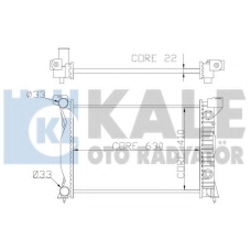 352900 KALE OTO RADYATOR Радиатор, охлаждение двигателя