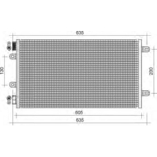 350203364000 MAGNETI MARELLI Конденсатор, кондиционер